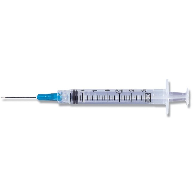 Syringe  Ll  3Ml  23Gx 1  Needle Combo