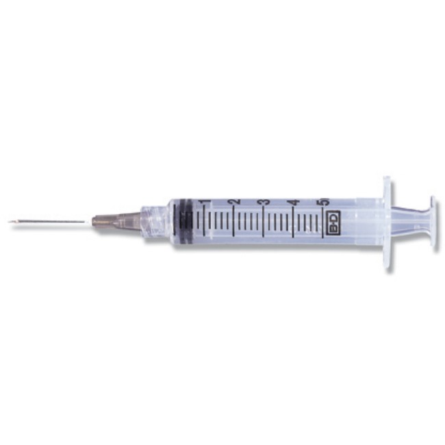 Syringe   Ll   5Ml  20Gx1 1 2 W Needle