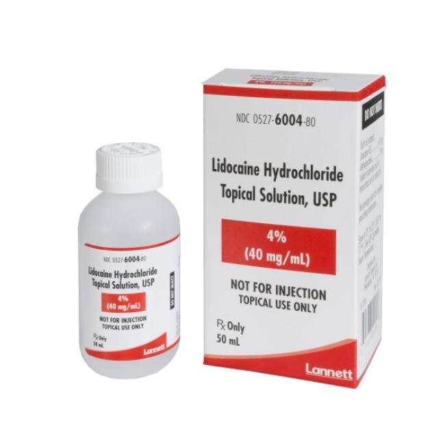 Lidocaine  Lidocaine Topical Solution   Hcl 4   50 Ml