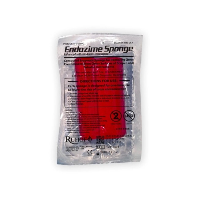 Sponges  Endozime Instrument Cleaning Sponge