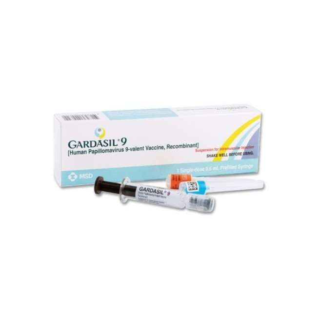 Injections  Gardasil 9 Injection   Prefilled Syringe   10 X 0 5 Ml