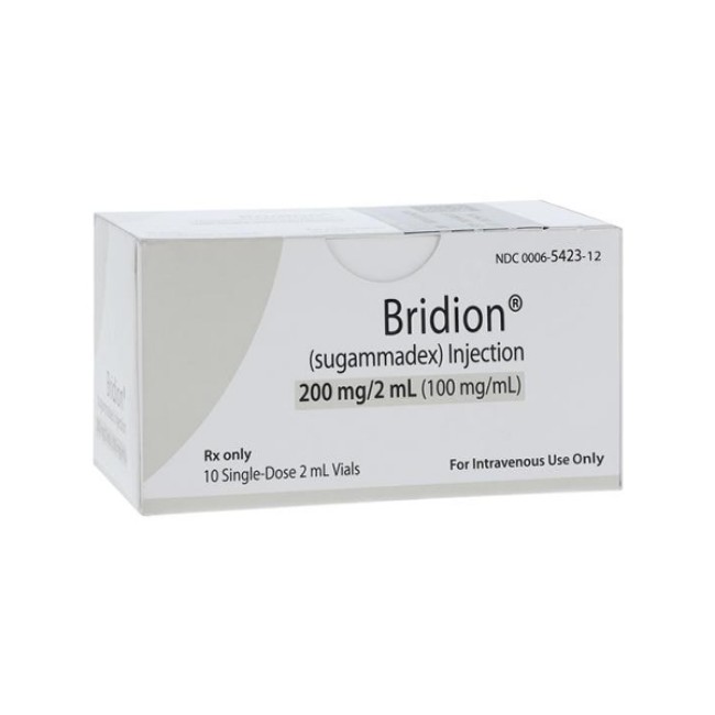 Bridion 100Mg Ml 2Ml Sdv