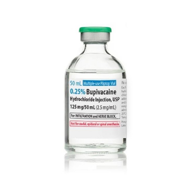 Injections  Bupivacaine Hcl 0 25   Multidose Vial   50 Ml