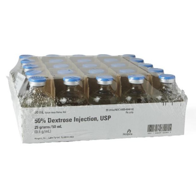 Injections  Dextrose 50   Single Dose Vial   50 Ml