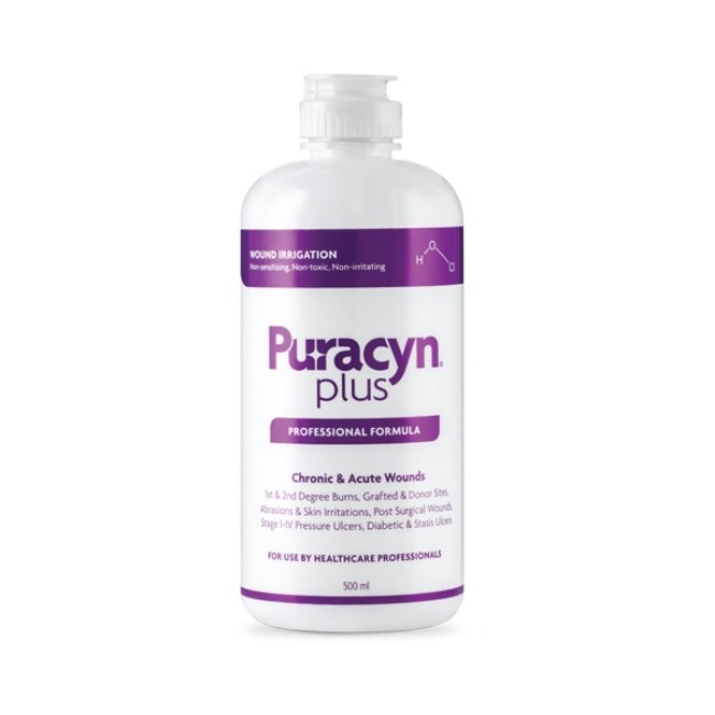 Puracyn Plus Wound Irrigation Solution With Flip Top   16 9 Oz 