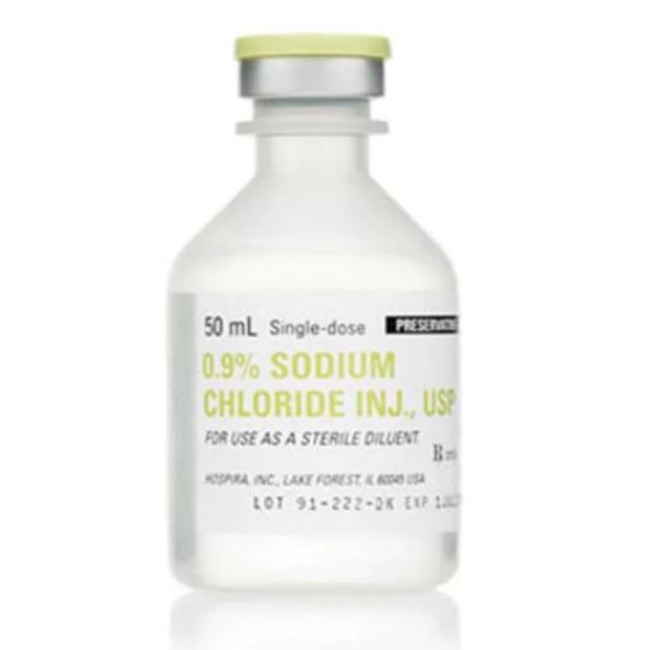 Solutions  Sodium Chloride  Nacl  Injection Solution   Single Dose   0 9   50 Ml