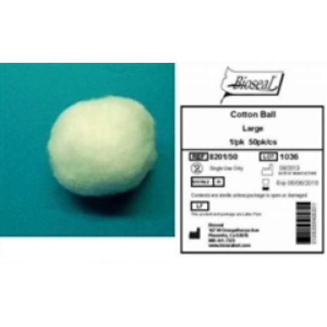 Ball  Cotton  Sterile  Large  1 Ea Pk