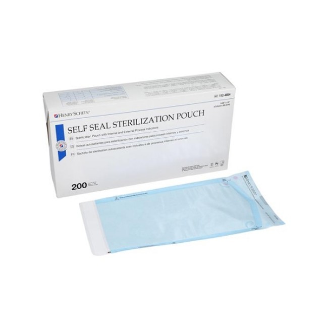 Sterilization Pouch 5 25  X 10  Blue Wht  Non Returnable Item 