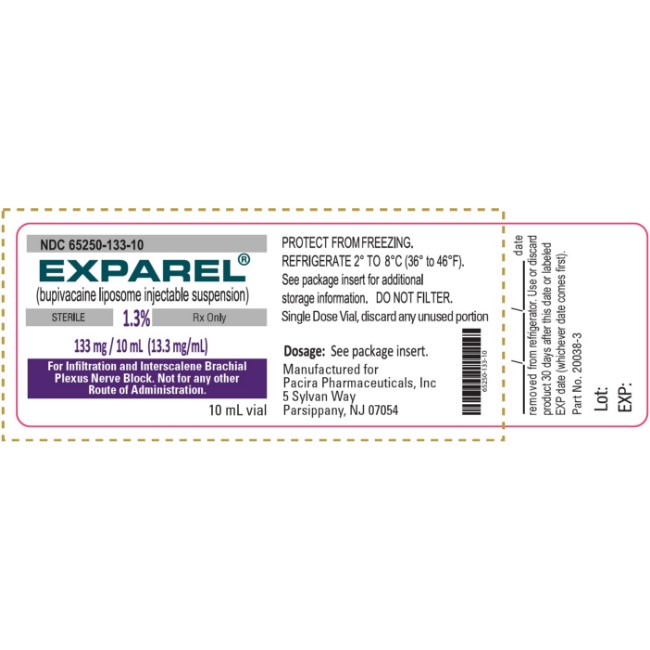 Exparel 1 3  10Ml