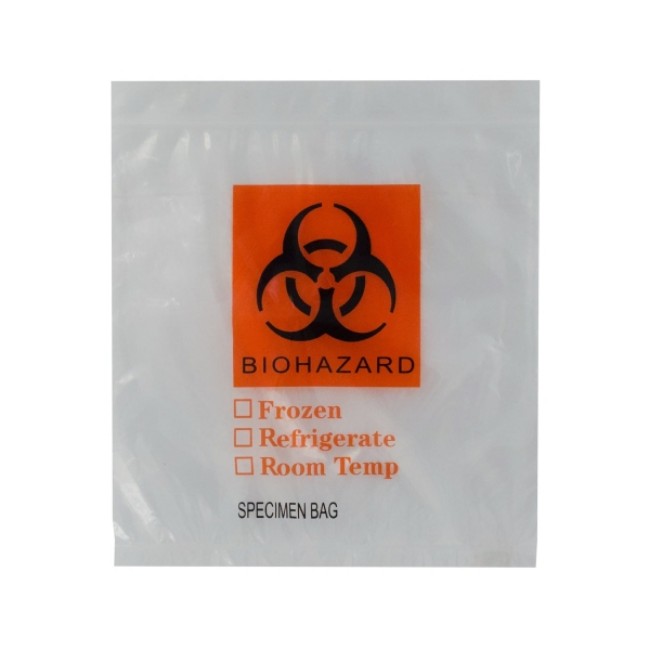 Biohazard Specimen Bag   12  X 15 