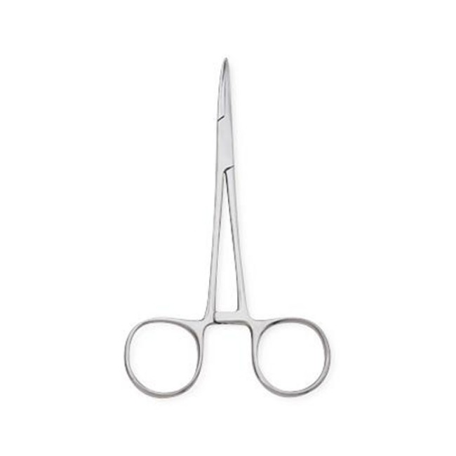 Forceps  5   12 7 Cm  Sterile Centurion Curved Serrated Mosquito Hemostatic Forceps   Locking    Single Use