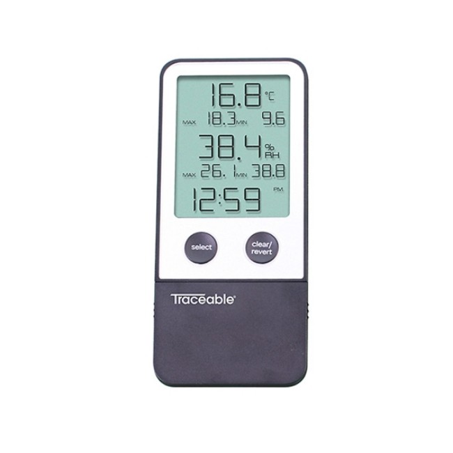 Humidity Monitor With Thermometer And Clock