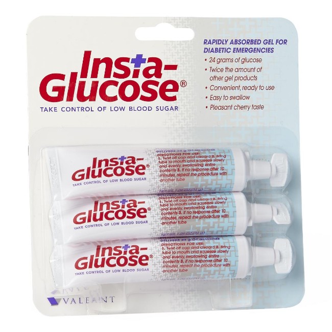 Insta Glucose Oral Glucose Gel   Cherry   24 G