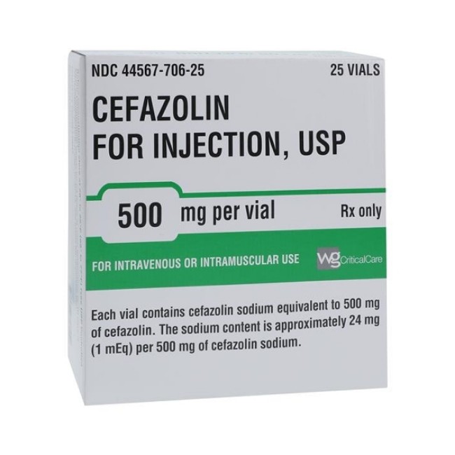 Cefazolin VL 500mg 10mL