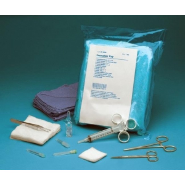 Tray  Laceration  Sterile