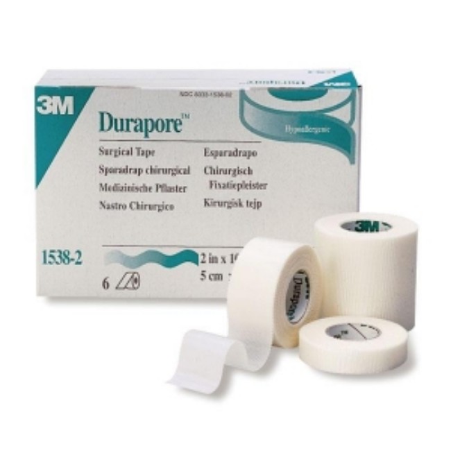 Tape  Silk  Surgical  Durapore  3In X 10Yd