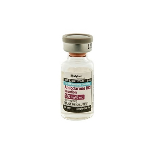 Pharmaceuticals  Amiodarone Hcl 50Mg Ml Single Dose Vial   10 X 3Ml