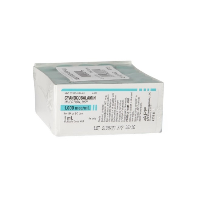 Injections  Cyanocobalamin Injection   Multidose Vial   1  000 Mcg Ml   25 X 1 Ml