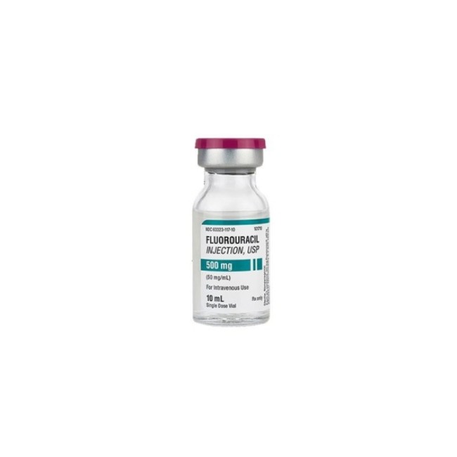 Pharmaceuticals  Fluorouracil 500Mg Prefilled Single Dose Vial   10 X 10Ml