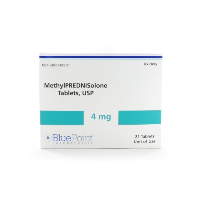 Pharmaceuticals  Methylprednisolone 4Mg Tab Dose Pk 21 Pk