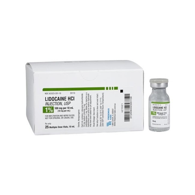 Injections  Lidocaine Hydrochloride Injection   1  Vial   25 X 2 Ml