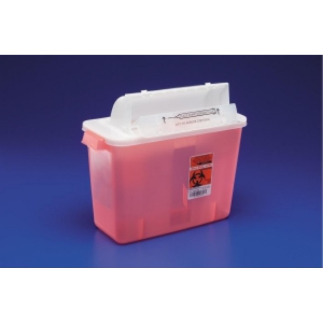 Container, Sharps, 3 Gal, In-Rm, Clr, Horiz | Pipeline Medical