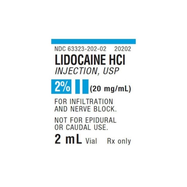 Injections  Lidocaine Hydrochloride Injection   2   Vial   25 X 2 Ml