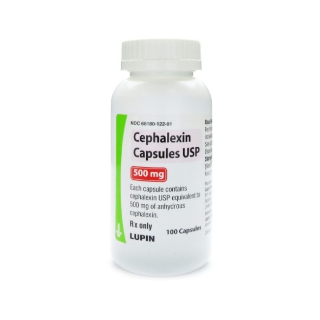Cephalexin 500 Mg Cap 100