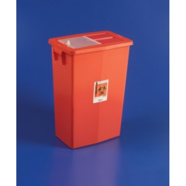 Container  Sharps  8 Gal  Red  Sliding