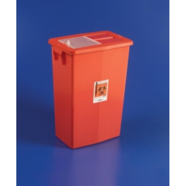 Container  Sharps  8 Gal  Red  Sliding Top