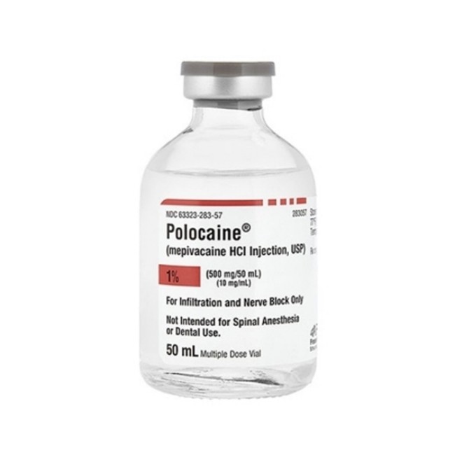 Injections  Polocaine Injection   1   Multidose Vial   25 X 50Ml