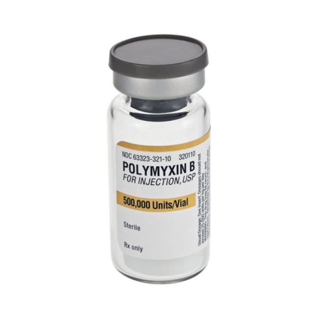 Polymyxins  Polymyxin B For Injection   500  000 Units Per Vial   10 Bx