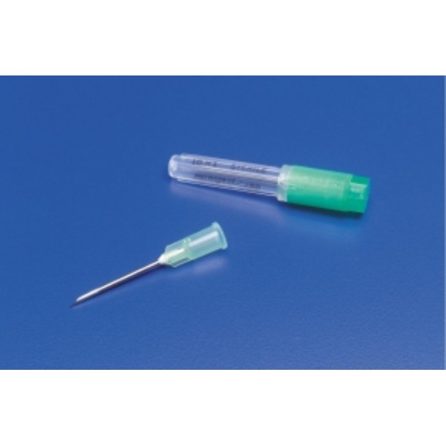 Needles  Monoject Rigid Pack Hypodermic Needle With Regular Bevel And Polypropylene Hub   Green   18G X 1 5 