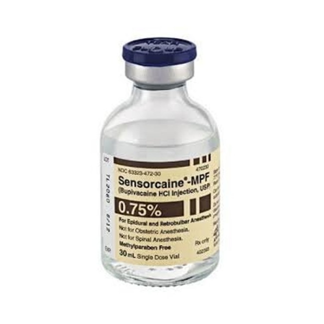 Injections  Sensorcaine Mpf 0 75  Single Dose Vial   25 X 30 Ml