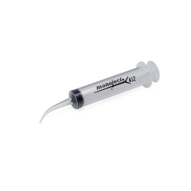 Syringe  12Ml  Curved Tip  Ungraduated  