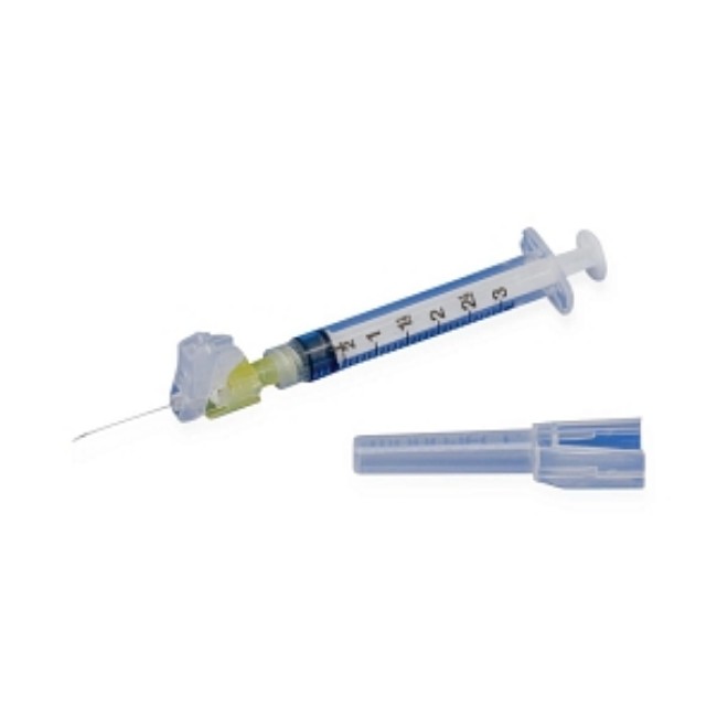 Syringe  Hypo  3Ml  22Gx1 5  Sfty Ndl  M