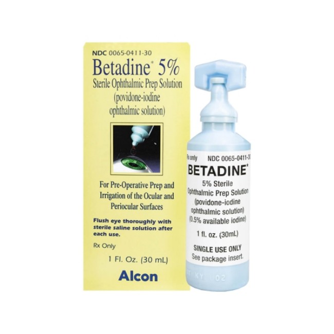 Betadine Opthalmic Solution 5  30Ml