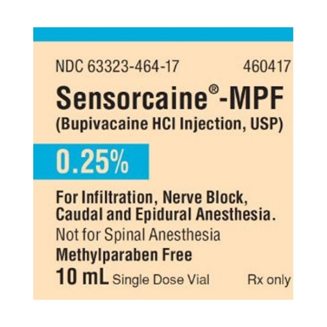 Sensorcaine  25  10Ml Sdv 25Bx