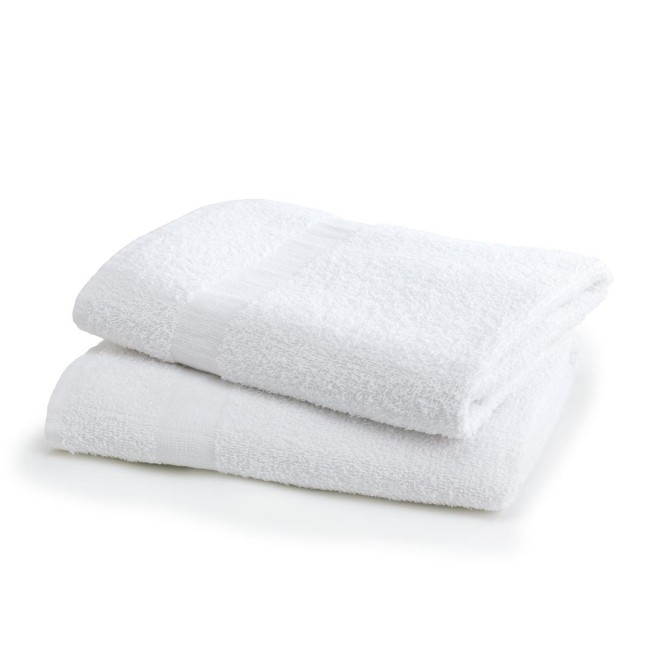 Towel  Bath  Whi  20X40  5 5Lb Dz  Blend  25Dz