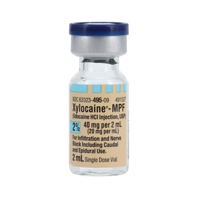 Xylocaine 2  2Ml Mpf Sdv 25Bx