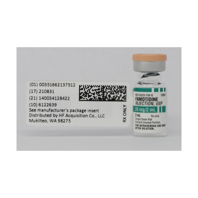 Famotidine 20Mg 2Ml Svl 25Bx