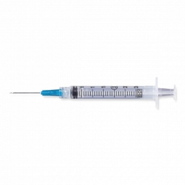 Syringe  Ll  3Ml  21Gx1 5  Intrvns Needle