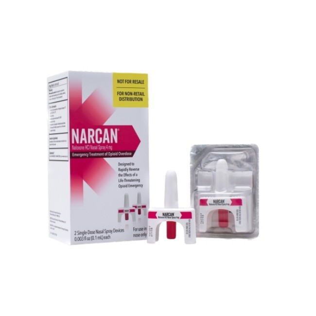 Narcan 4Mg 0 1Ml Nasal Spray 2 X 0 1Ml