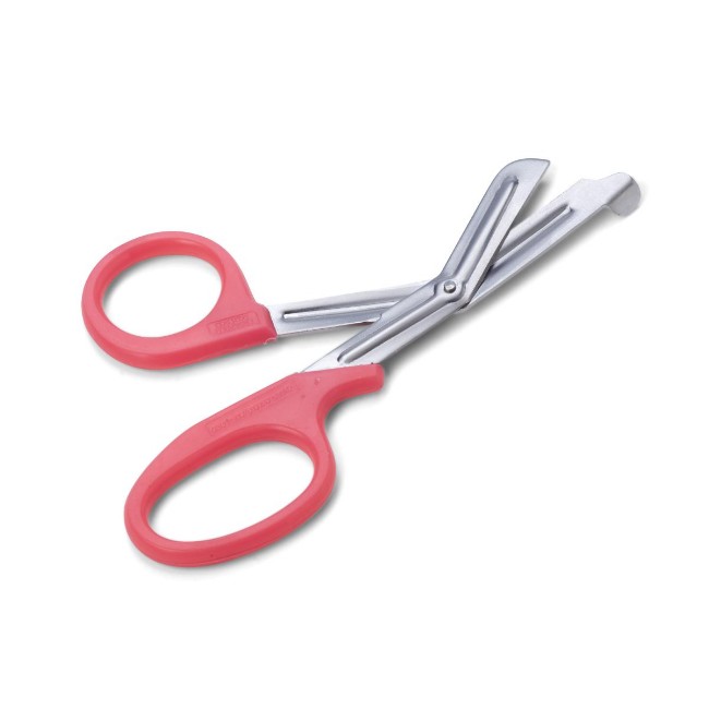 Scissors  Pink  Plastic Handle  7 5