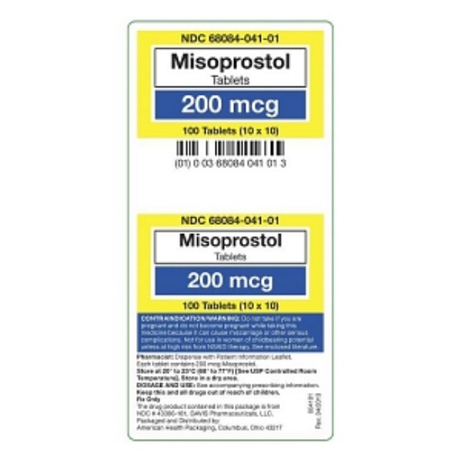 Misoprostol 200Mcg Ud Tab 100 Bx