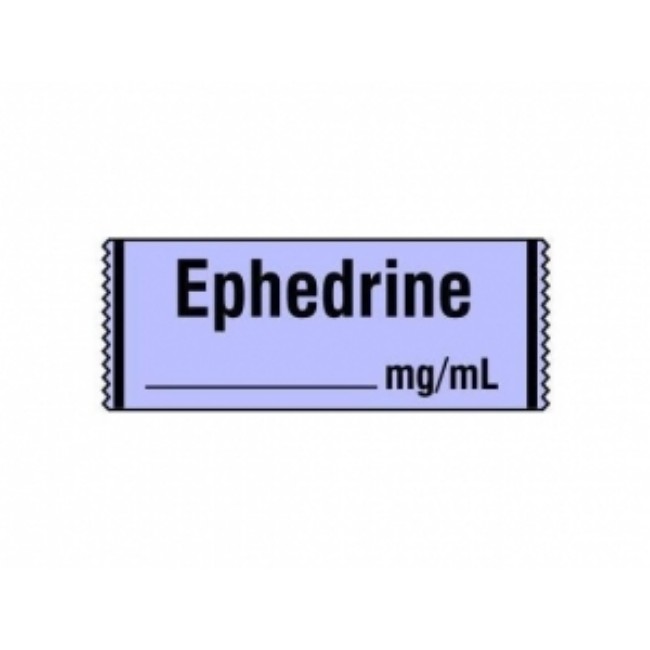 Label  Anesthesia Spclty Ephedrine  500 Rl