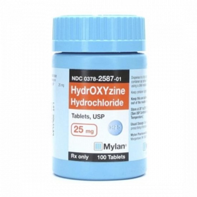 Hydroxyzine Hcl 25Mg Tab 100 Bt