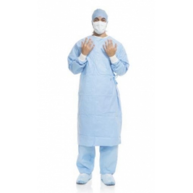 Gown  Aero  Surgcl  Blue  Perfrm  Sterile  Xxl