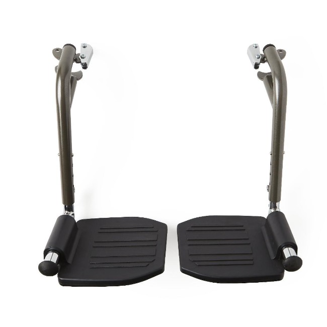 Footrest  S A  Silver  Pair