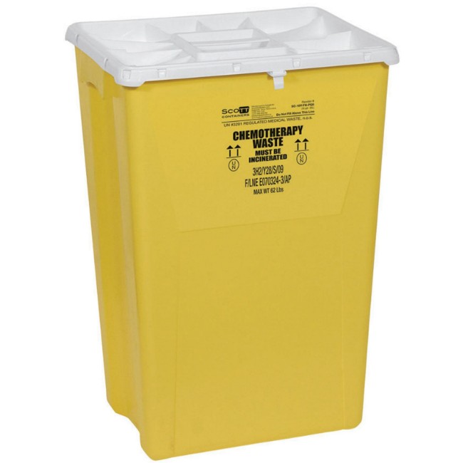 Container  Sharps  18 Gal  Yellow  Flt  C